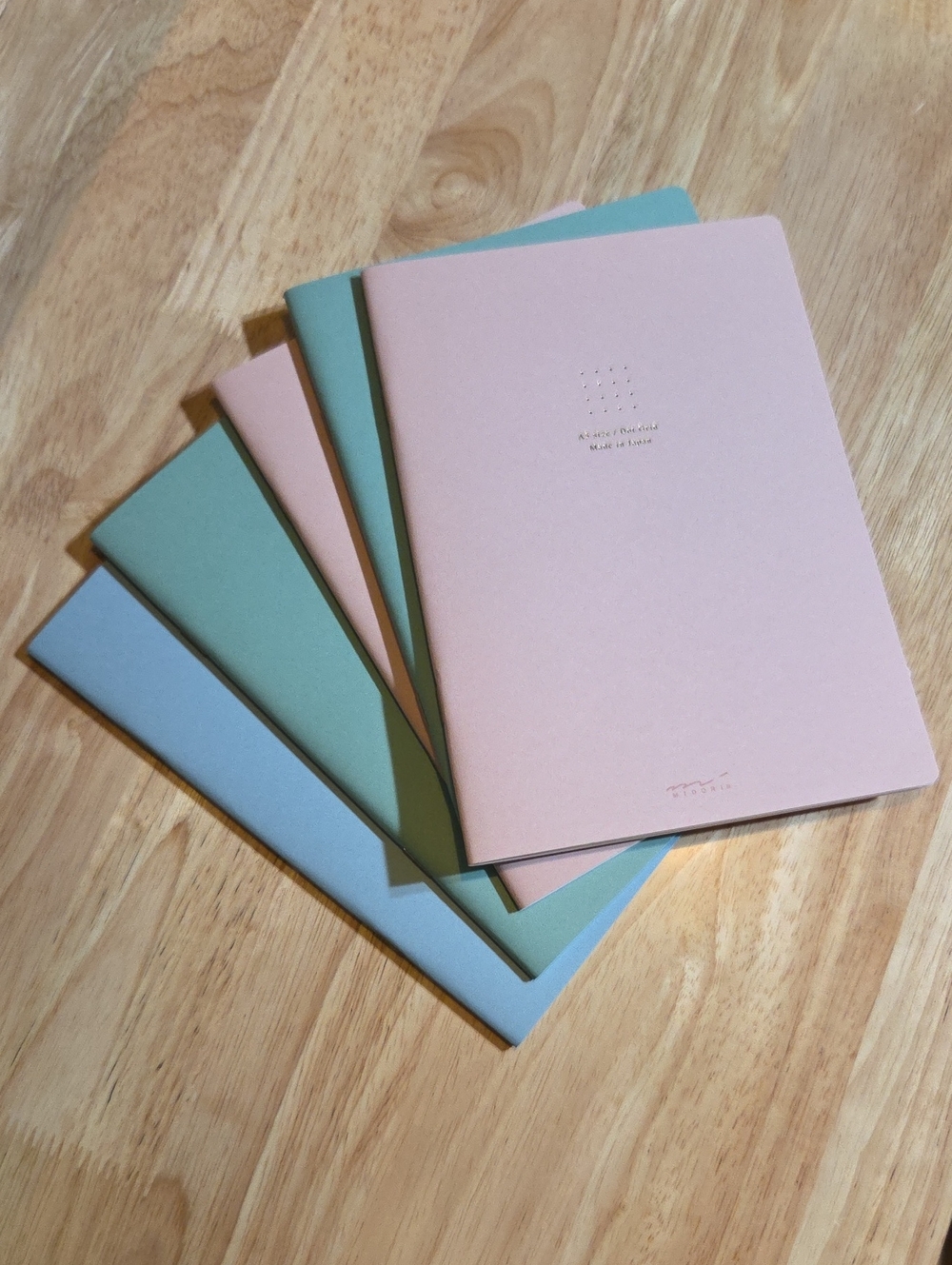 Midori Soft Color Notebook Bundle  - A5 Dot Grid - Home Office